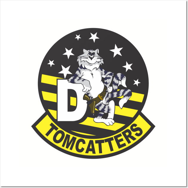 VF-31 Tomcatters - Tomcat D Wall Art by MBK